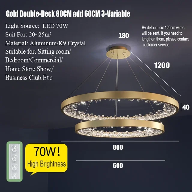 Gold 60 80cm