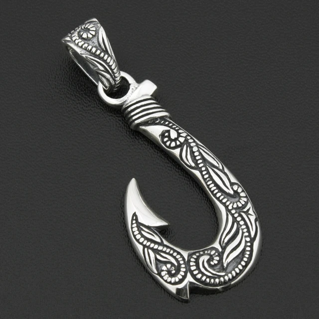 Mens 925 Sterling Silver Pendants  925 Sterling Silver Fish Hook - 925  Sterling - Aliexpress