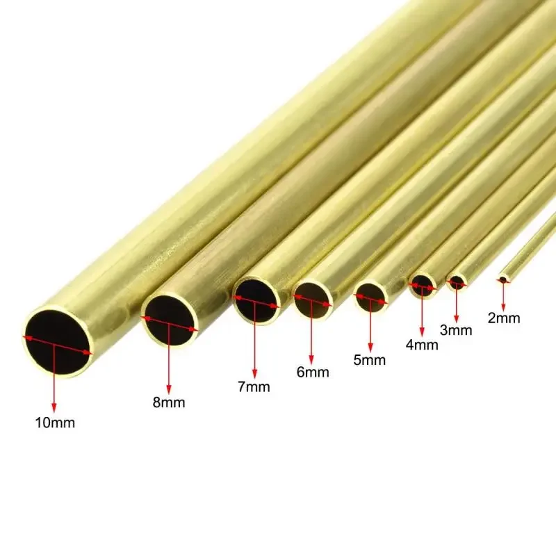 Premium Brass Tubing - Various Wall Thickness & Length Options