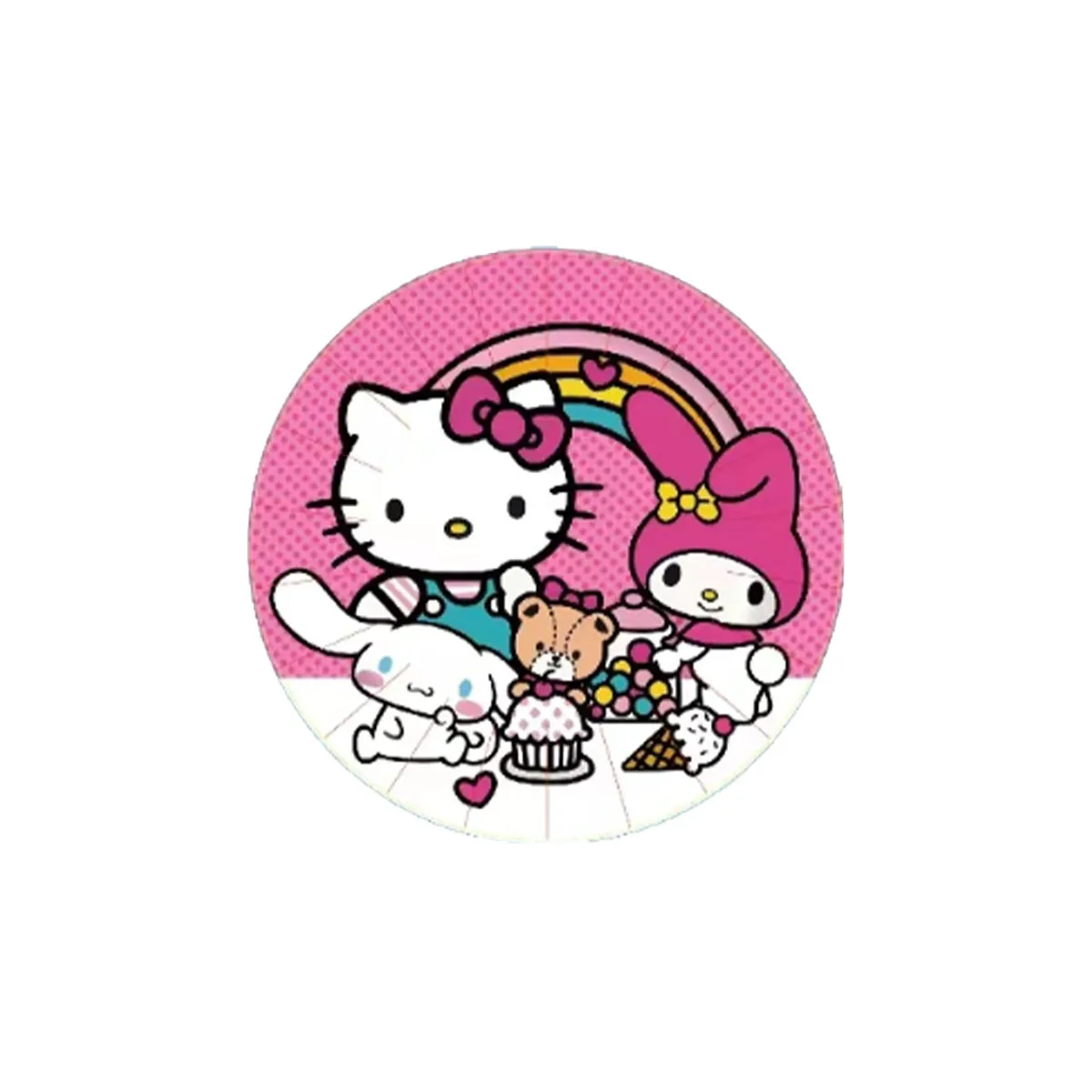 헬로 키티 생일 파티 용품, 일회용 식기, 종이 접시, 종이컵 티슈, 소녀 생일 파티 장식, 어린이