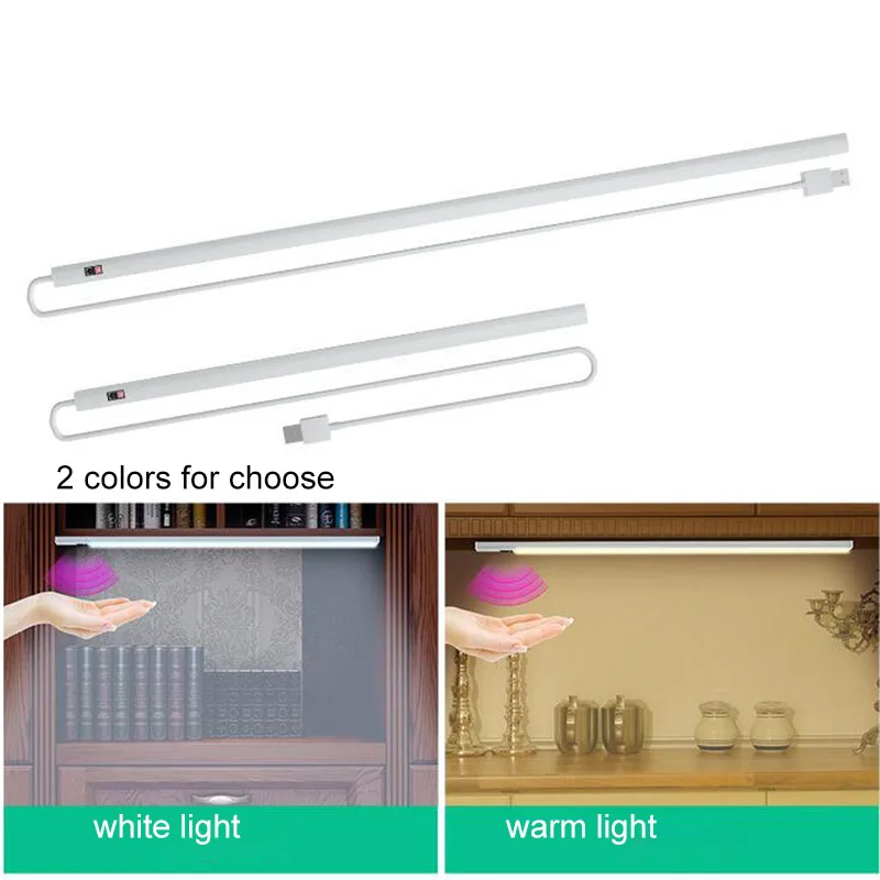 15/25/35Leds USB 5V 1A PIR Motion Sensor Hand LED Night light lamp Bedroom Desk lamp reading home Kitchen Wardrobe