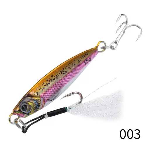Hunthouse Metal Jig Fishing Lure Sinking Slow Jigging 7g-80g Casting Hard Bait Saltwater Artificial Pike SeaBass Fish Tackle - Image 15