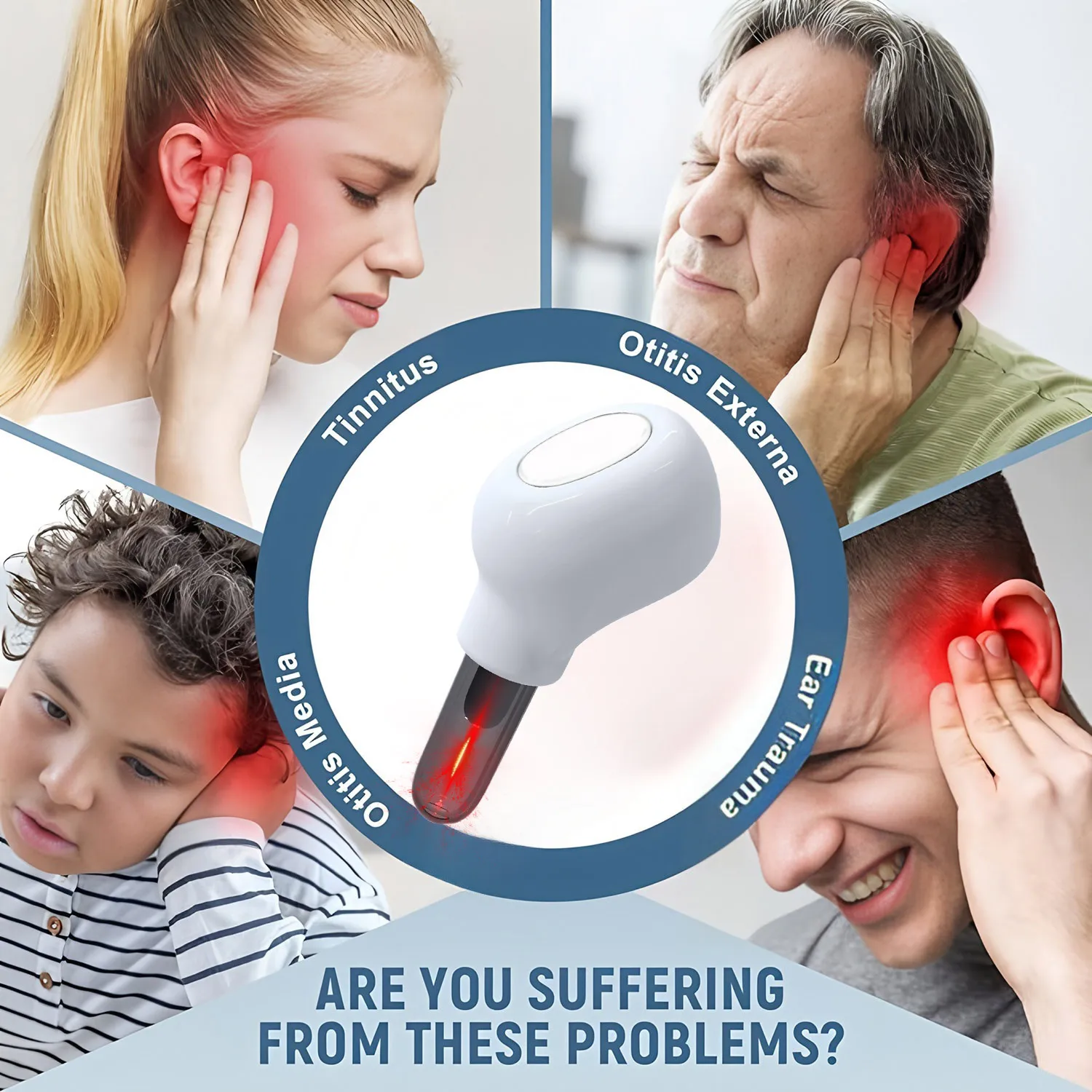 Tinnitus Ear Therapy Irradiation Laser Physical Earplug Otitis Media Assist In The Treatment Of Deafness Treatment_voghion.com