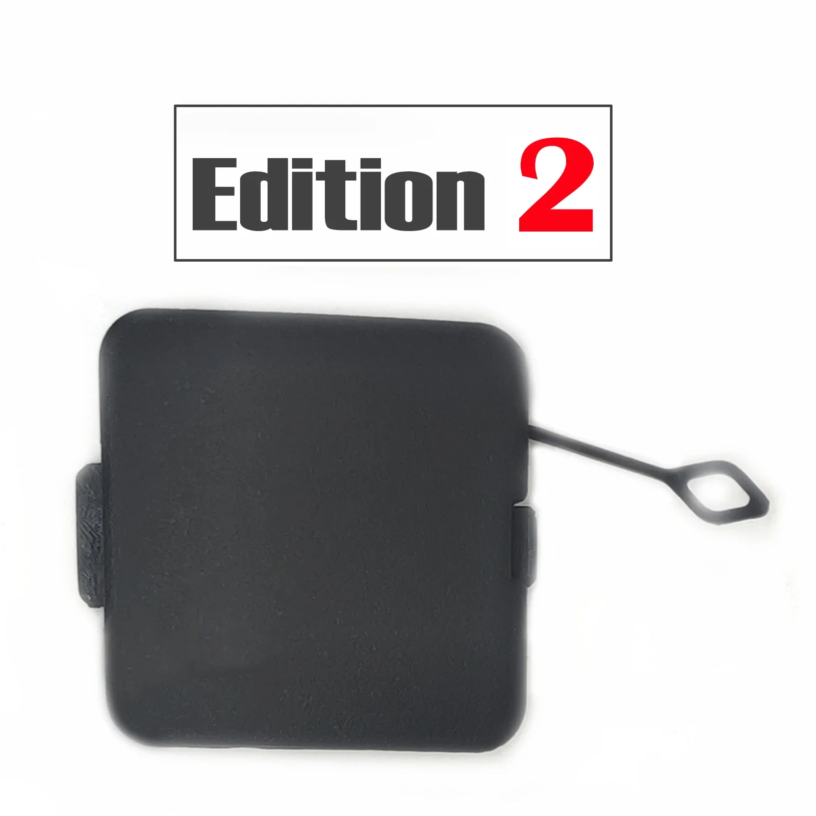 Tappo Gancio Traino Anteriore Per BMW X3 E83 (2004-2010) Non M Sport, In ABS Nero, Sostituisce OEM 51113400905/51113416210
