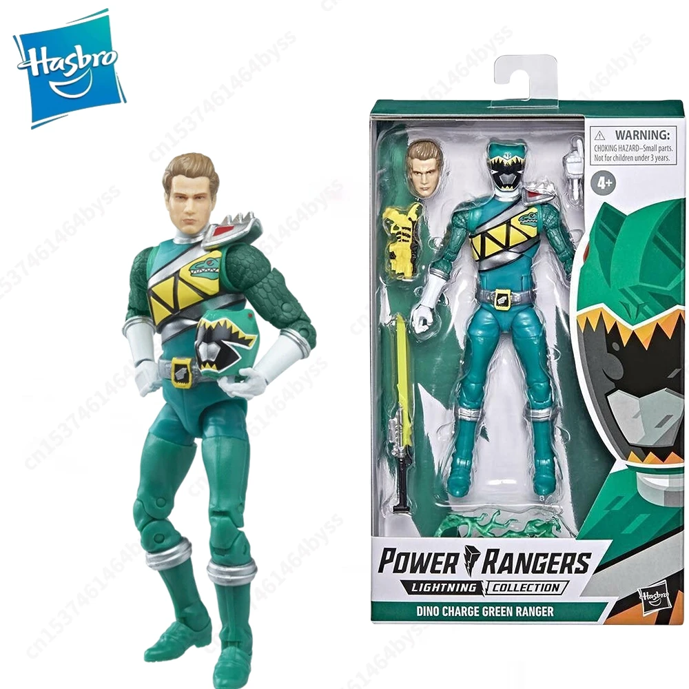 Coleção Hasbro Power Rangers Lightning, Dino Charge Green Ranger Action ...