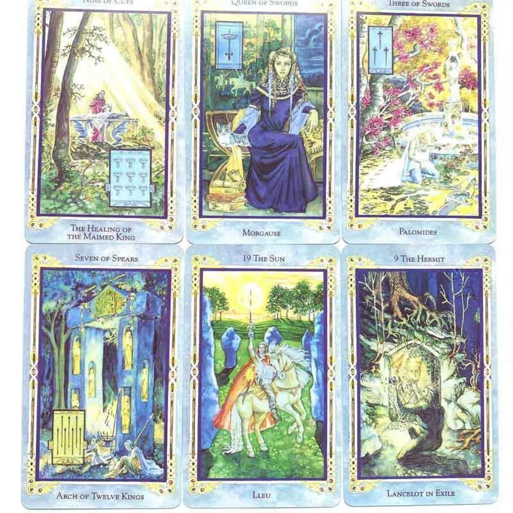 Legend King Arthurian Tarot Board Game Family Party Playing