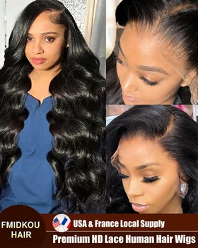 Glueless Body Wave Human Hair Wigs For Woman on Clearance Sale 5x5 HD Lace Closure Wig 13x6 HD Lace Frontal Human Hair Wigs 1