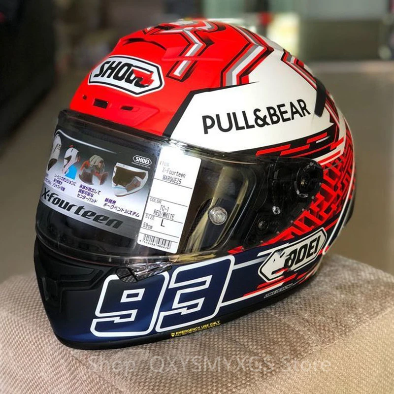 

Full Face Motorcycle Helmet X-Spirit III X14 Marquez 5 TC-1 Helmet Red White Ant Riding Motocross Racing Motobike Helmet