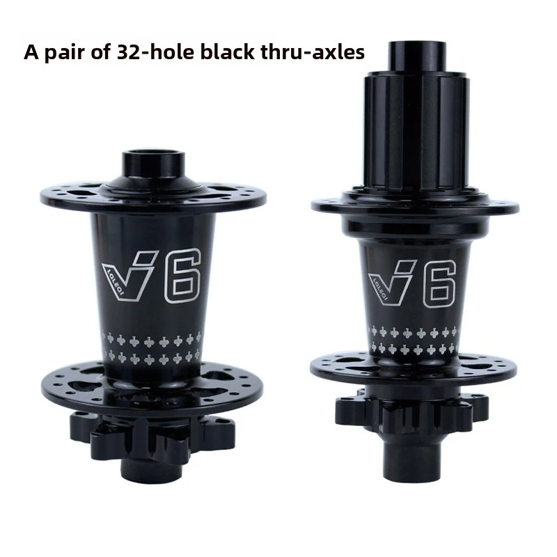 36홀 V6 산악자전거 허브, 120링 사운드, 6볼트 디스크 브레이크, HG 타워 호환 (7-12단 변속기용)