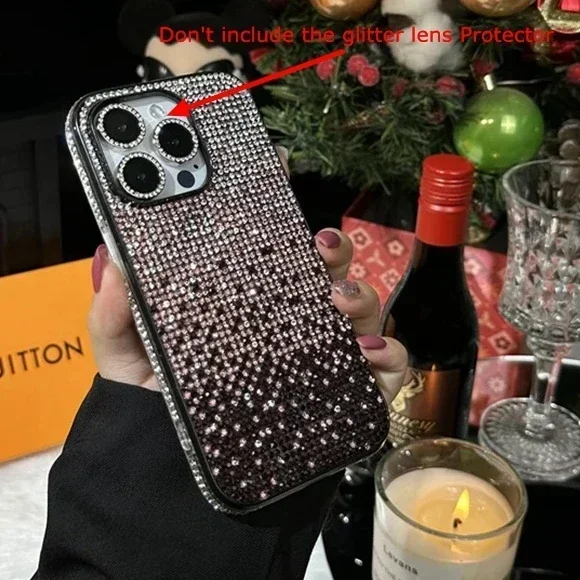 Luxury Full Shiny Diamond Bumper Frame Phone Case Cover