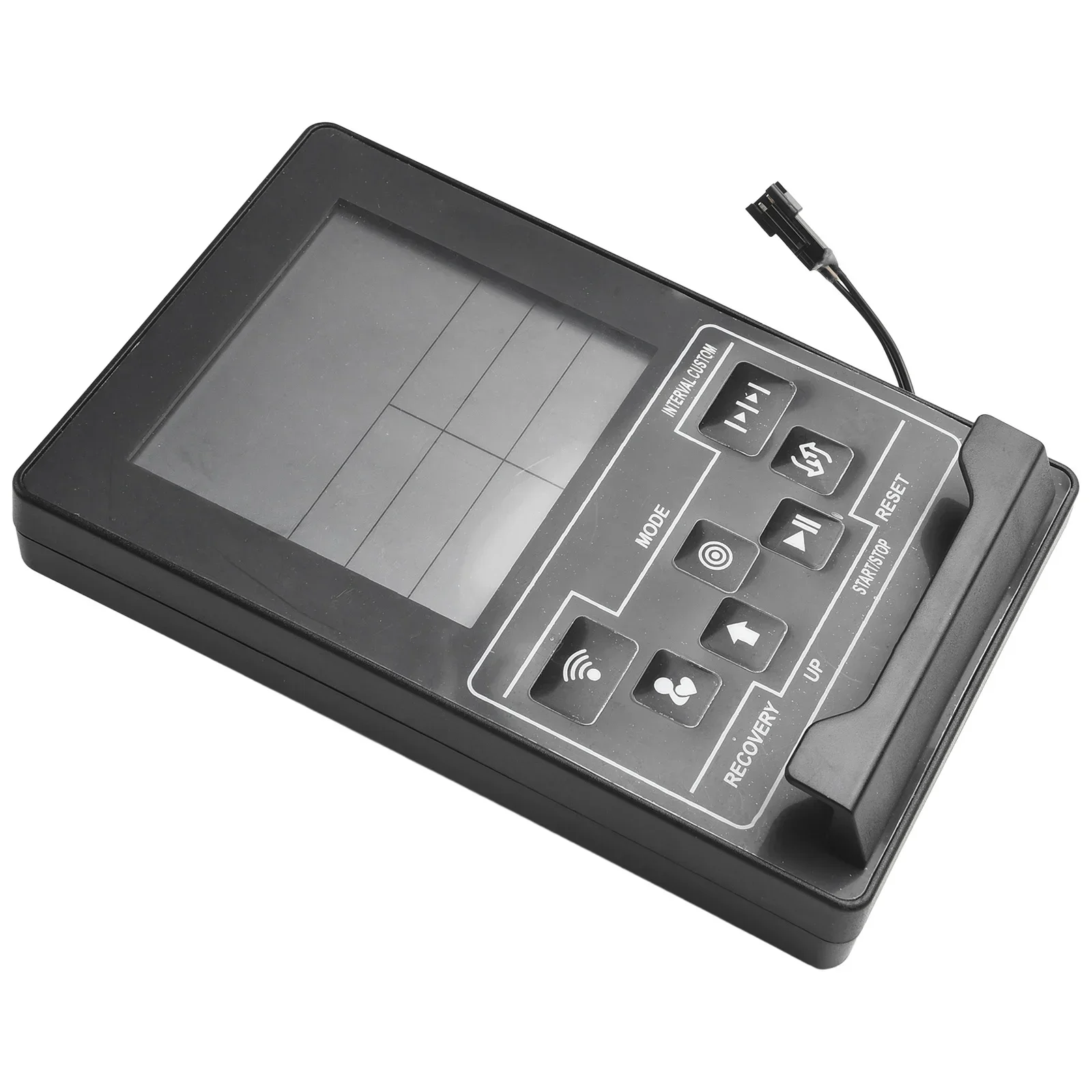 Portable Rowing Machine Meter Counter 400g Plastic 172*110*35mm Accessories Black Monitor