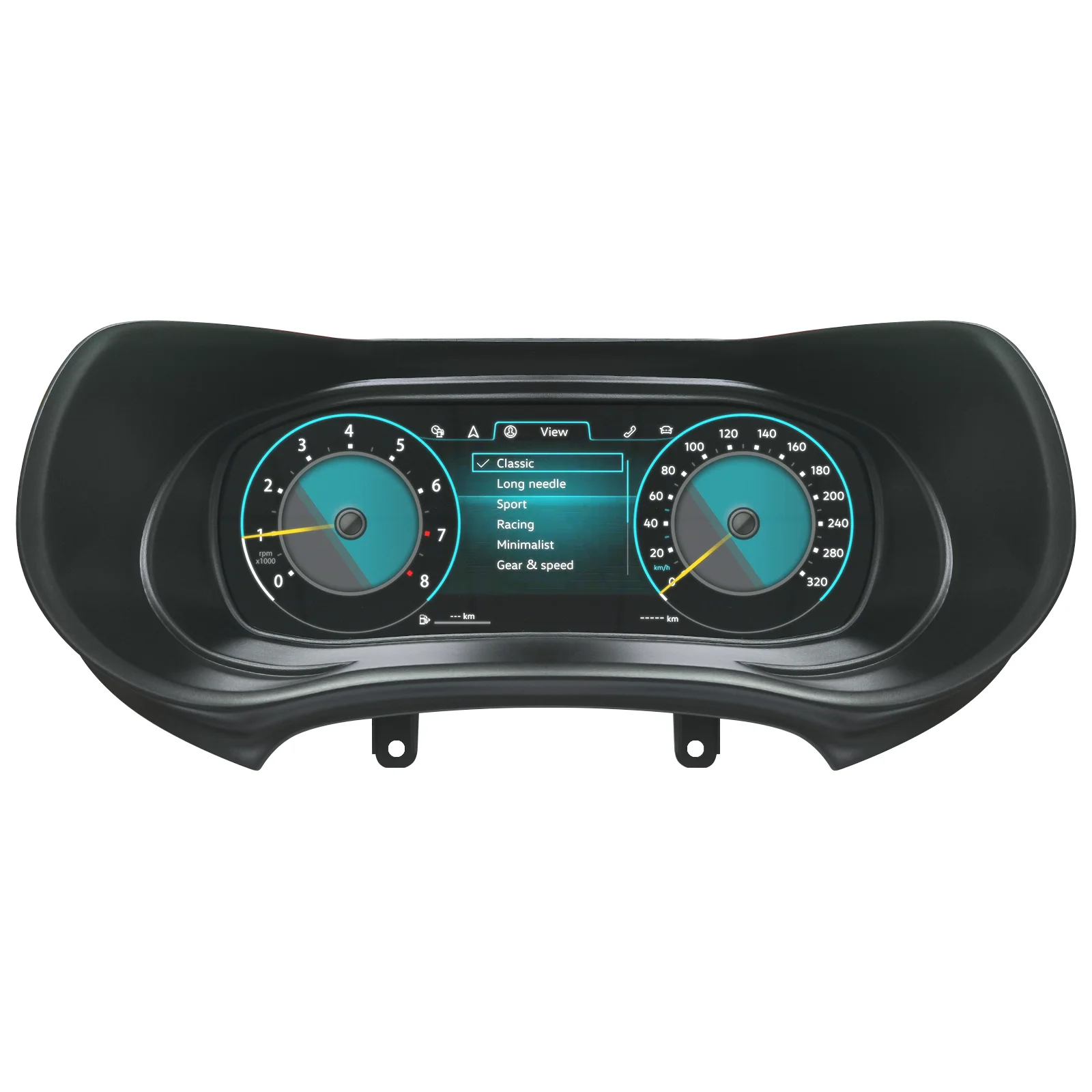 Carcluster-cluster Digital LCD de 12,3 pulgadas para Seat Ibiza PQ Platfrom, tablero Digital de 2009-2014 años, compatible con HDMI Carplay 2