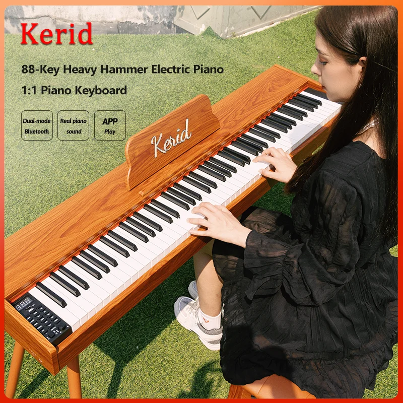 FREE SAMPLE Professional Music Instrument Portable Electronic Piano Desk Keyboard Electric Piano 88 Key Weighted Digital