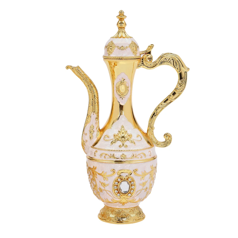 Elegant Turkish Tea Set with Pot and 6 Cups