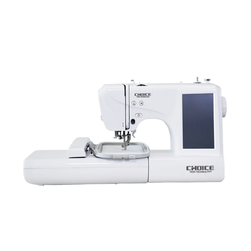 

Computerized Single needle Embroidery and Sewing Machine ES5 Multi-functional Domestic Sewing Machine with Big touch screen