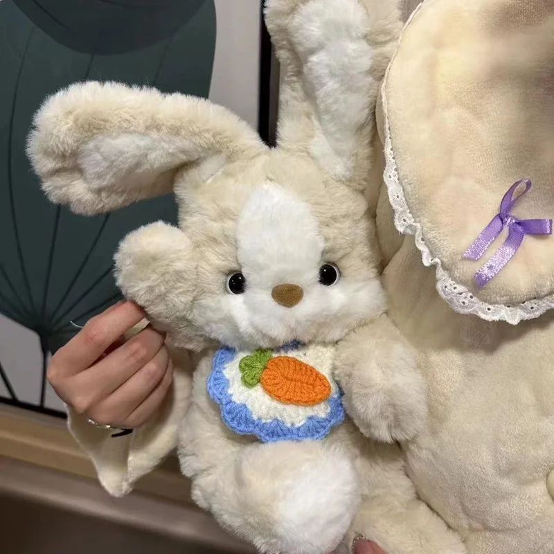 30cm Kawaii Cartoon High Quality Soft And Comfortable Dog Rabbit Plush Doll Pillow To Accompany Boys And Girls To Sleep Gift