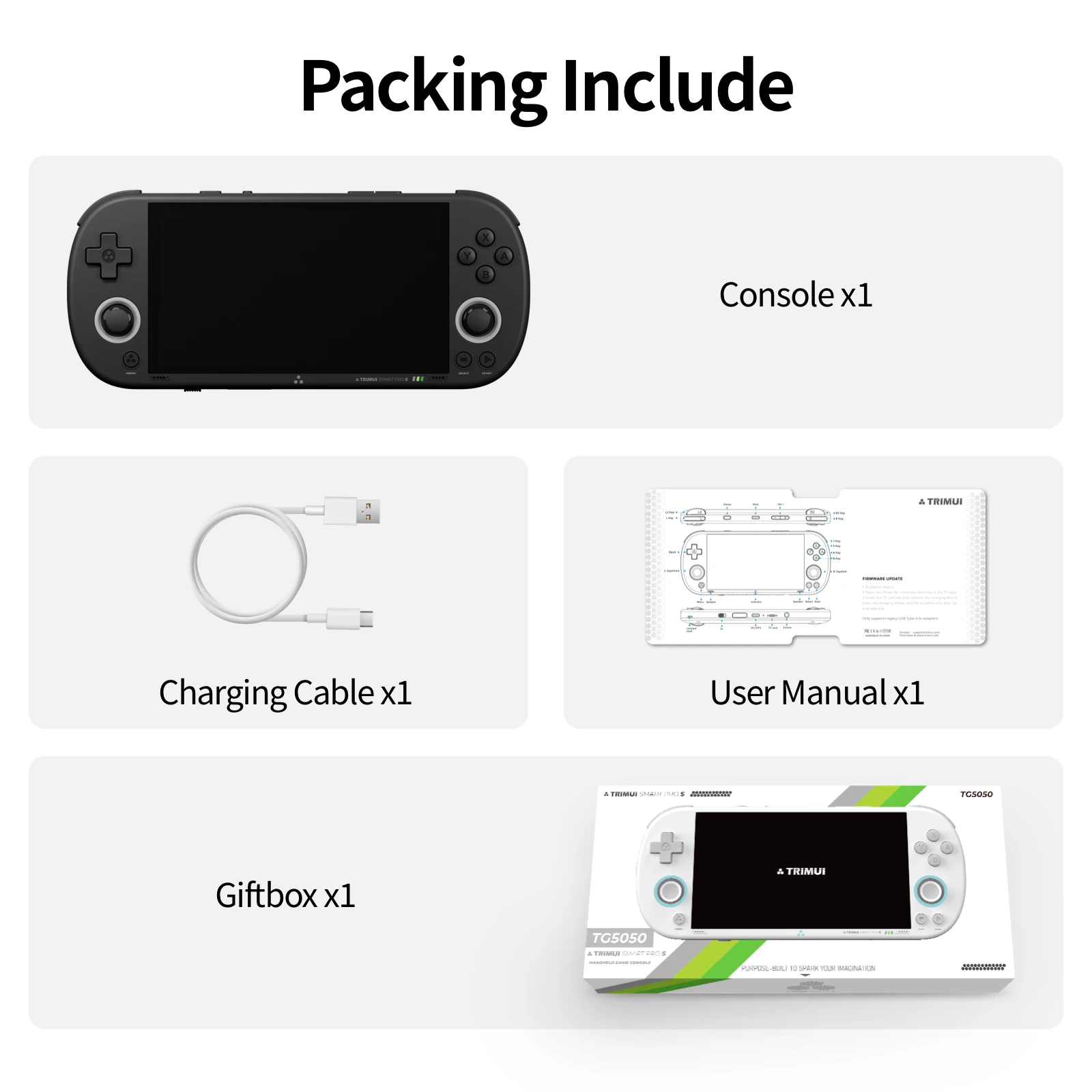 Trimui Smart Pro S Portable Gaming Console Linux Handheld Device_voghion.com