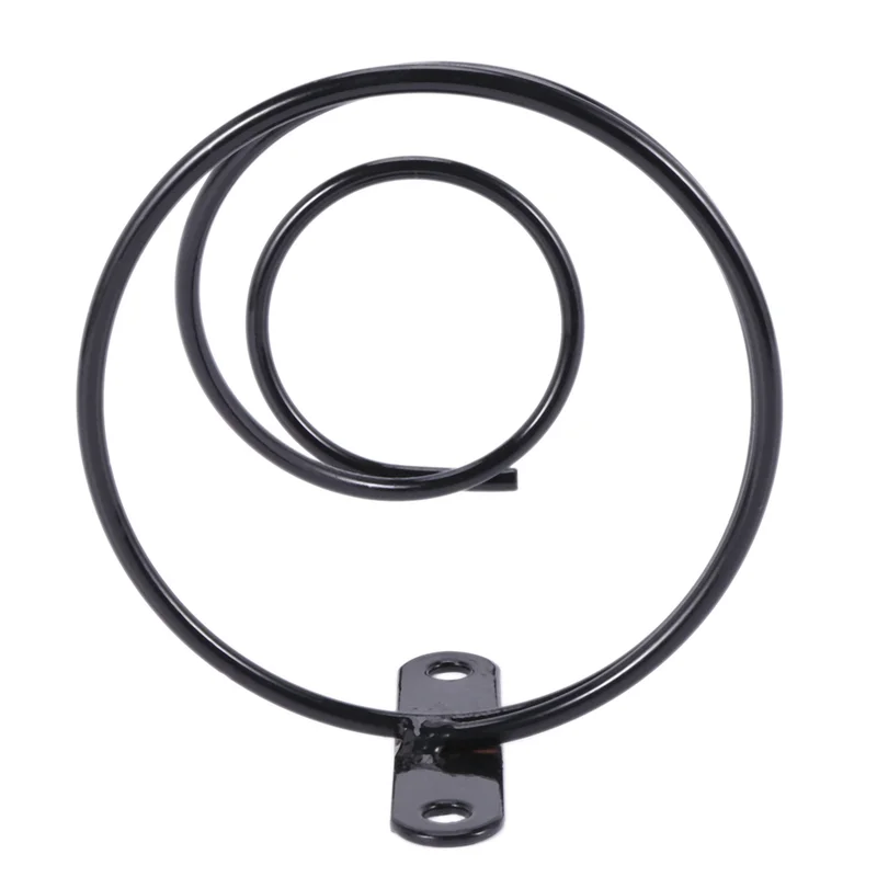 ABUN-12Pack Portabottiglie da parete semplice per bottiglie singole, espositore per bottiglie di vino, portabottiglie da appendere in metallo - immagine 3
