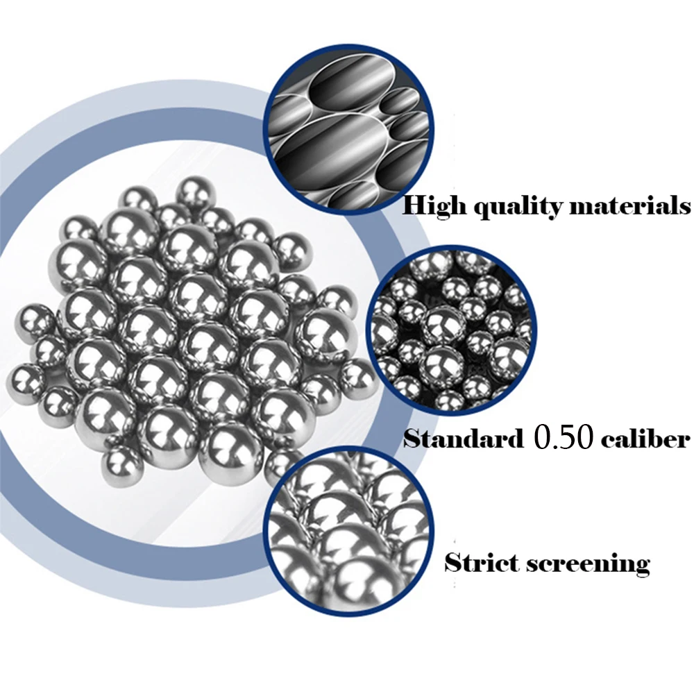 0.50 Caliber Solid Aluminum ball 2.6 Grams Fit for t4e TR50 HDR 50 100 Pcs aluminum ball