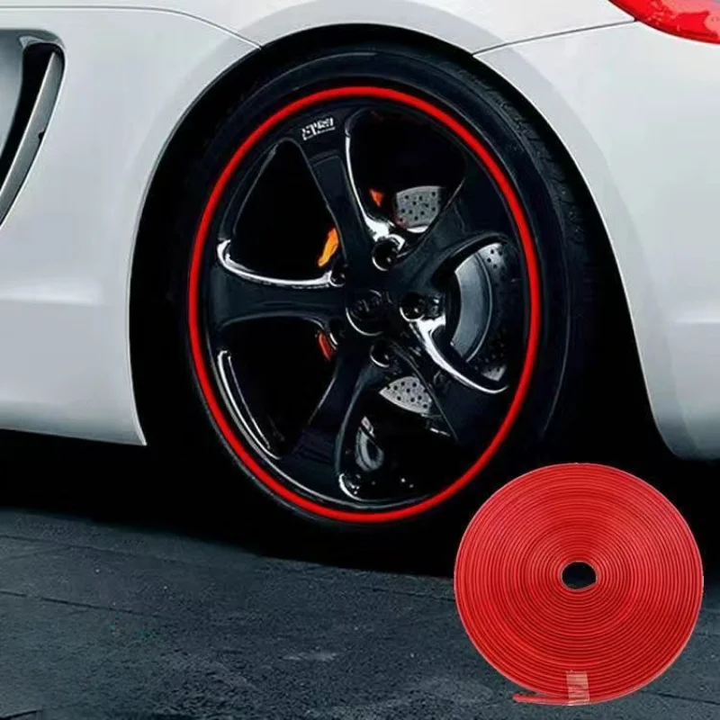 Universal Car Rim Protect Strip Wheel Edge Protector Car Wheel Sticker Tire Protection Care Covers Styling