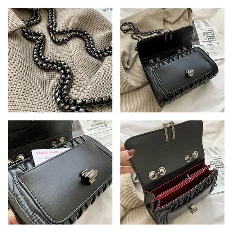 Unlock Summer Chic: Diamond Grid Lock Buckle Shoulder Bag - Your Stylish Crossbody Companion for Purses and Handbags!