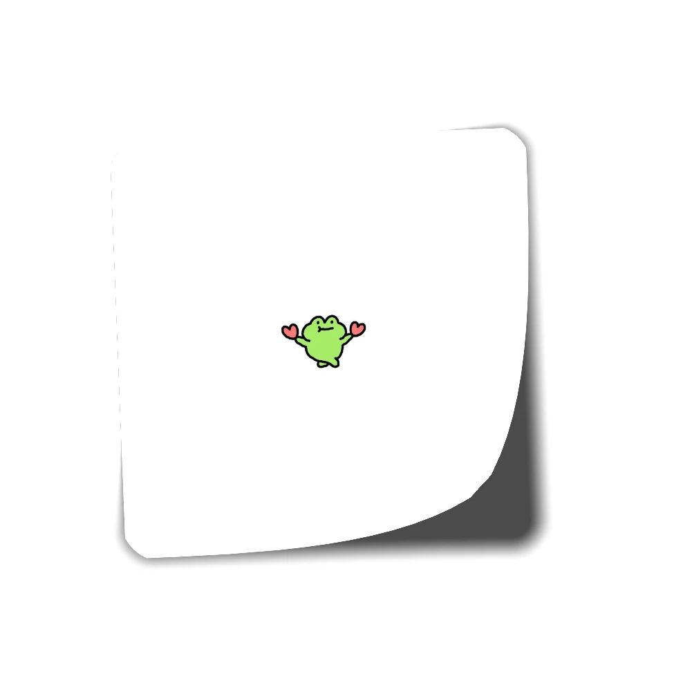 

FROG STICKER 001 Sticker for Laptop Decor Bedroom Car Cute Cartoon Art Fashionable Public Suitcase