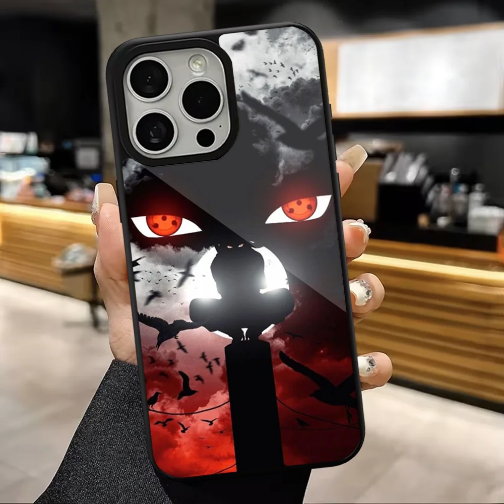 U-Uchiha-ES Anime Itachi Magnetic Wireless Charging Phone Case