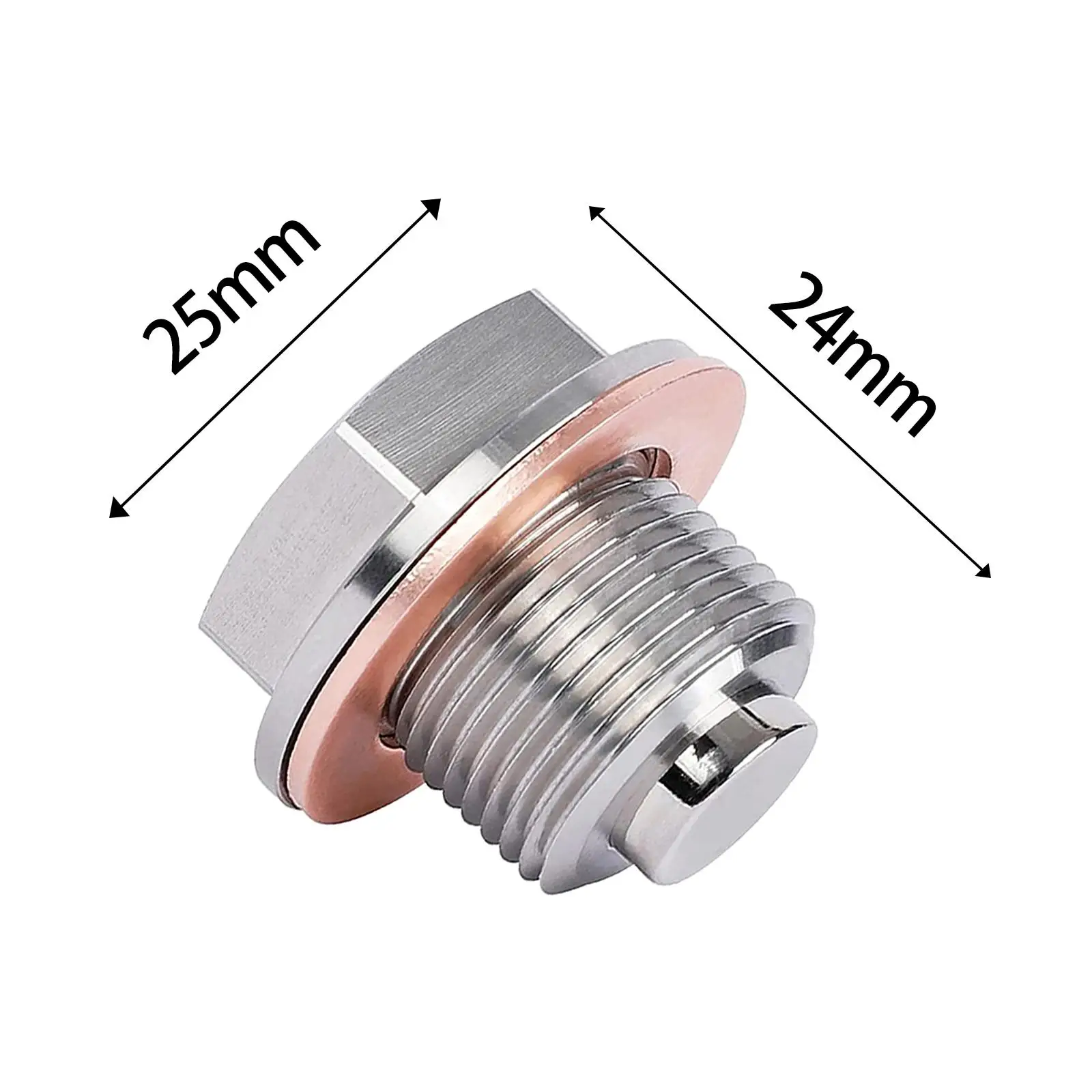 Oil Drain Plug Screw M20x1.5 Neodymium Magnet Bolt for Car Motorcycle