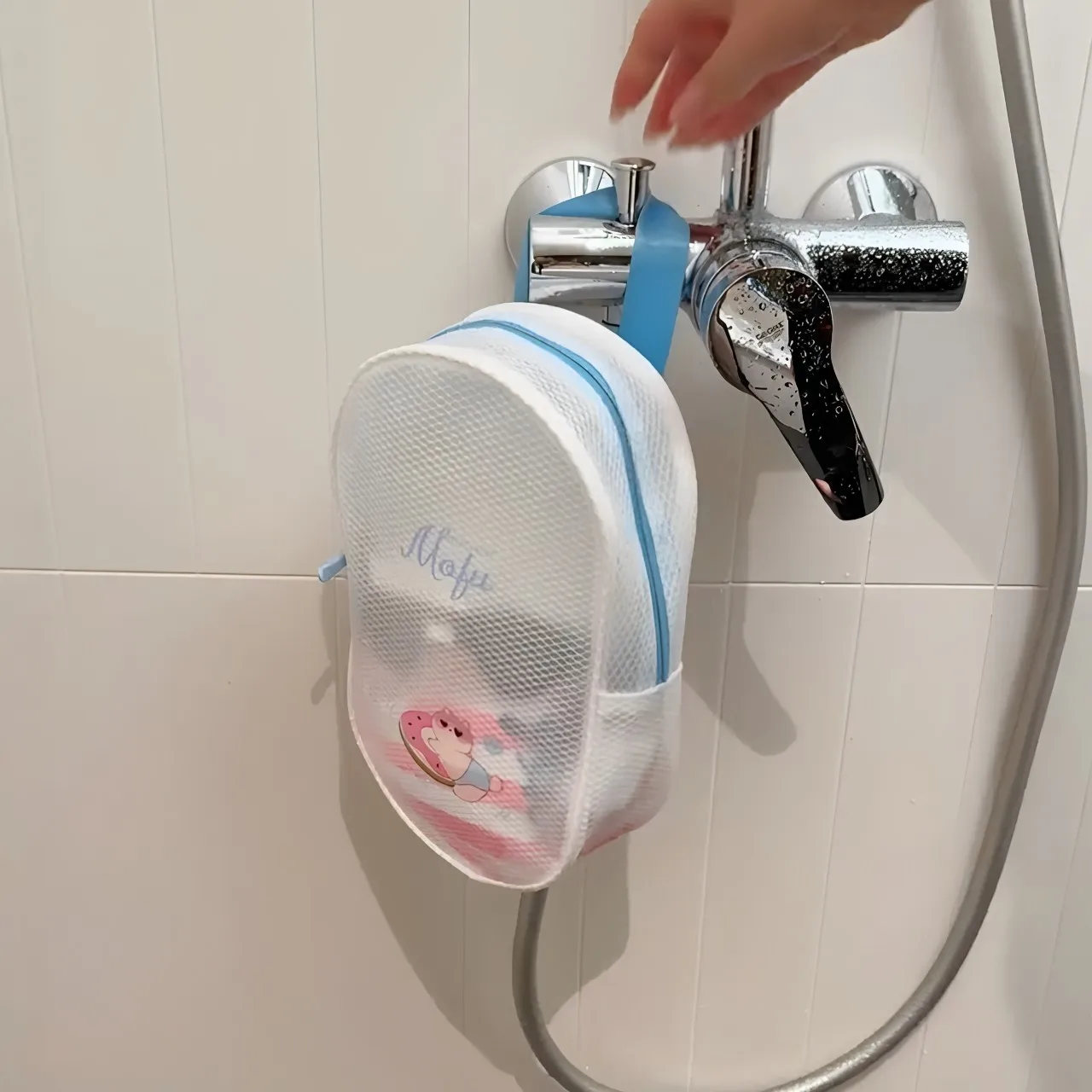 방수 수영 가방, 모래 분리형 대용량 수납 파우치, 수영복 및 세면도구용, 귀여운 여성용 비치백