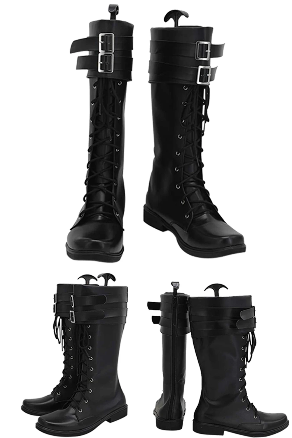 

The Christmas Cos Chronicles 2 Santa Cosplay Claus Costume Leather Long Shoes Accessory Adult Men Boots Halloween Carnival Props
