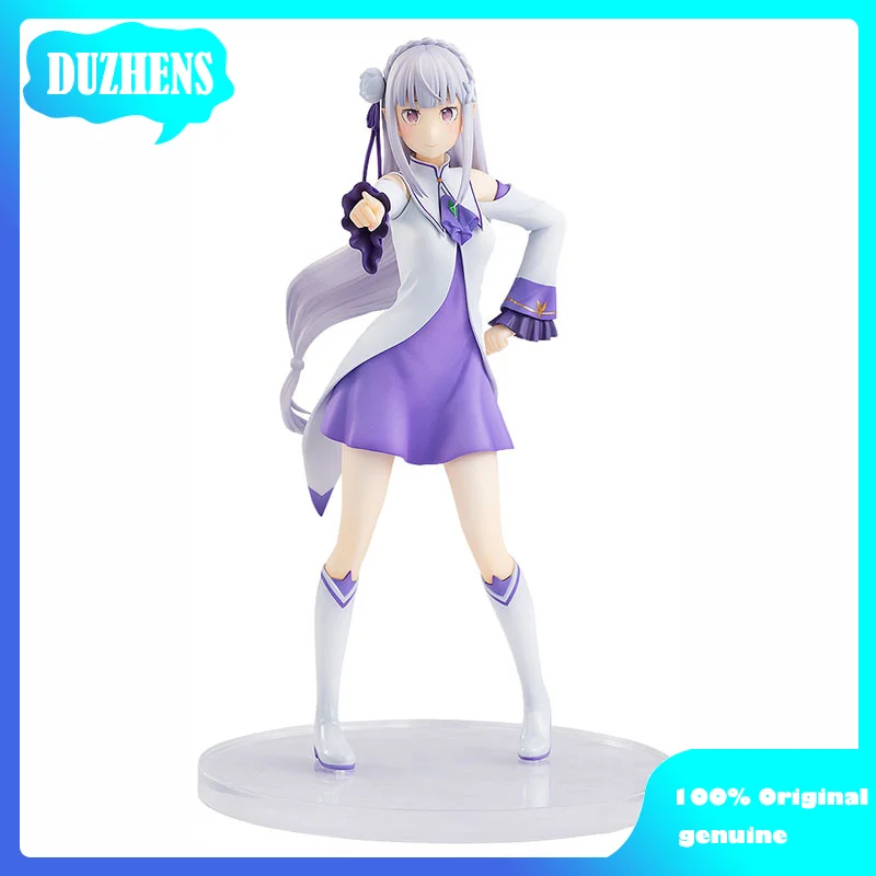 

GSC Original:Re:Zero Emilia Kawaii girl 17CM PVC Action Figure Anime Figure Model Toys Figure Collection Doll Gift