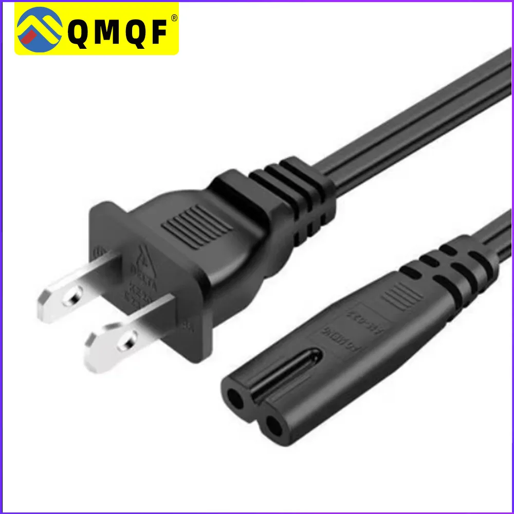 1.5M Power Cable 2pin IEC320 C7 Power Extension Cord For Dell Laptop Charger Canon Epson Printer Radio Speaker PS4 XBOX AC