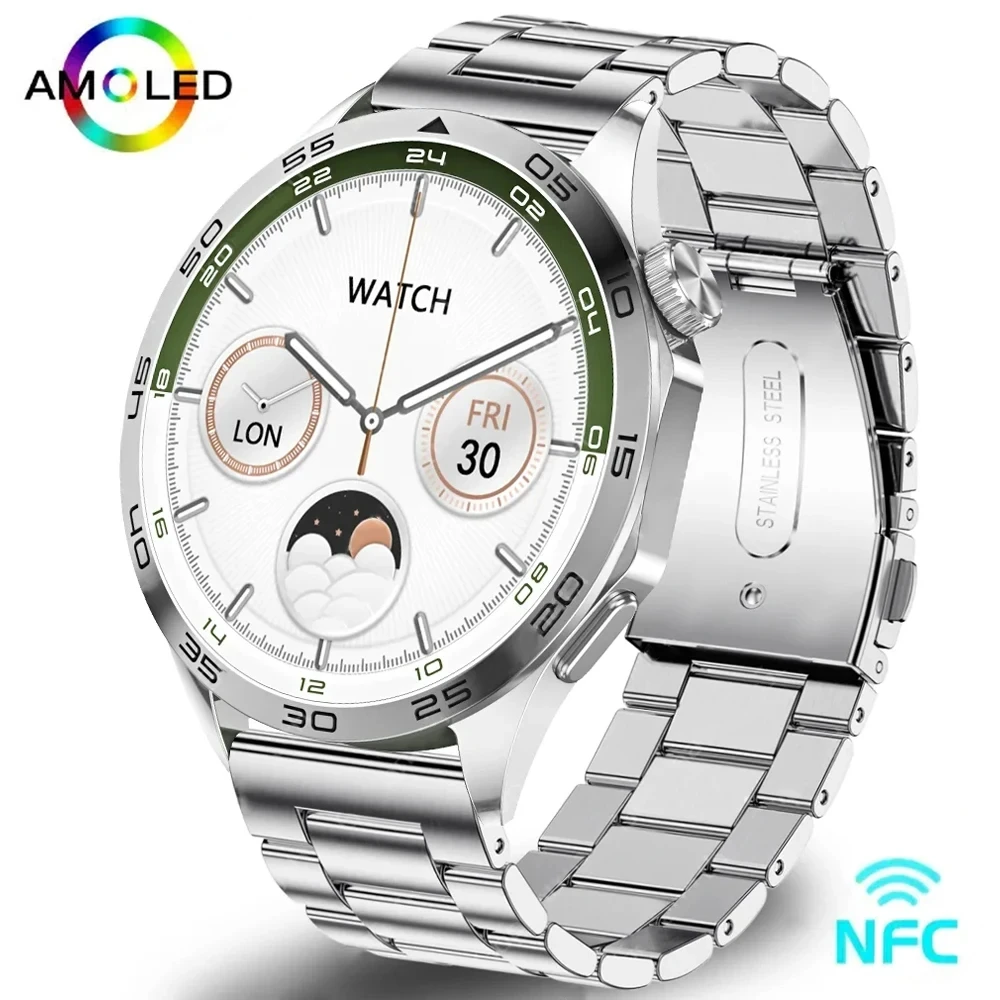 

2023 New Smart Watch Men GT4 Heart Rate Bluetooth Call NFC IP68 Waterproof Smartwatch Women Watches For Xiaomi IOS