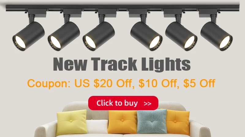Description Picture 2 of itemWhole Set Led Track Light Rail 0.5/1M Spot Light Led 12/20/30/40W Track Lighting System Fixtures Spotlight Home Shop Living Room