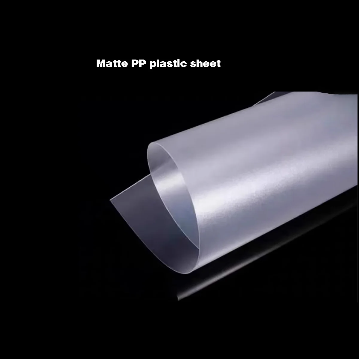 Translucent Frosted PP Plastic Plate DIY Model Material Processing Accessories Thickness 0.2/0.3/0.4/0.5/0.6/0.8/1/2mm