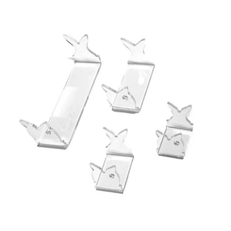 

4Pcs Acrylic Clear Fishing Lures Easels for Baits Lure Display Fishing Lures