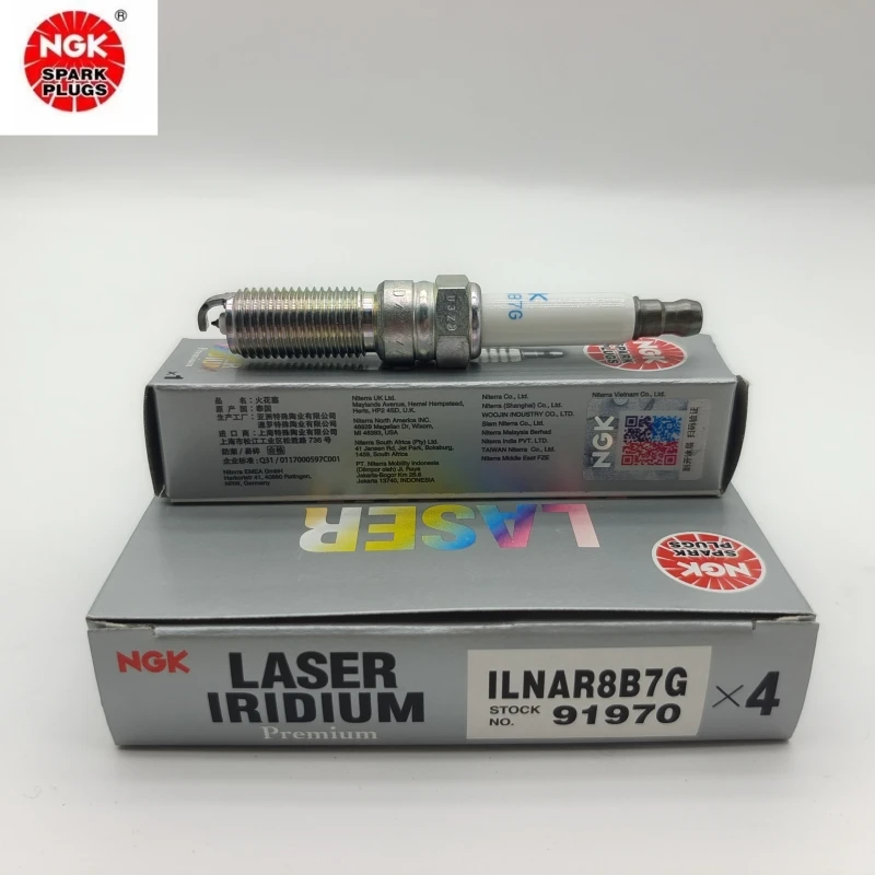 

3/4 шт., Платиновые Свечи зажигания 91970 ILNAR8B7G 55490097 для MG HS eHS ZS MG6 Now Roewe 360 ei6 eRX5 i5 Rx5 Chevy Cruze Malibu 1,5 T