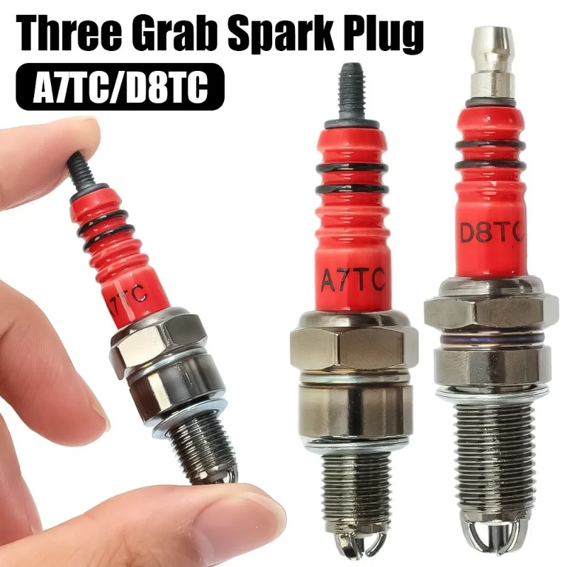 

Three-sided Pole Spark Plug L7T 2 Stroke Electrode Gasoline Chainsaw Brush Cutter Engine 2500 3800 4500 5200 Replace Accessories