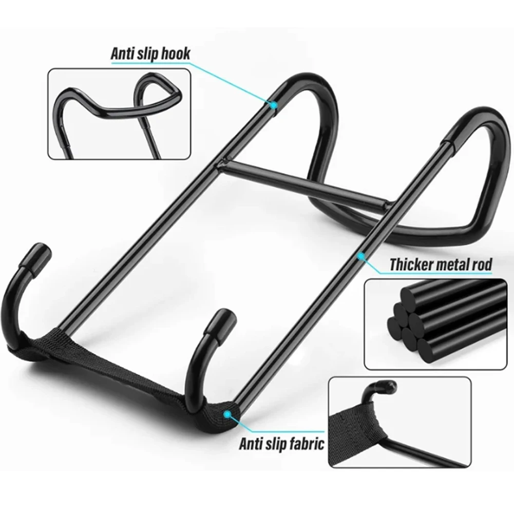 Dumbbell Spotter Hooks Hangers Hold Up 225LB Heavy Power