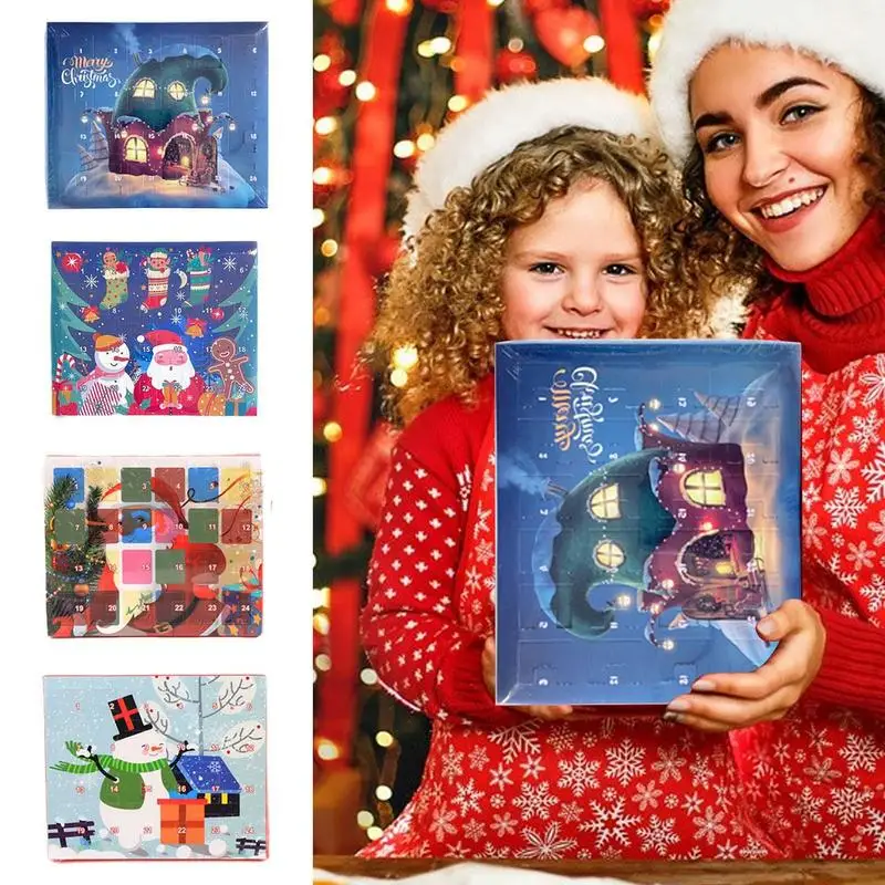 

24 Days Countdown Christmas Advent Calendar DIY Bracelet Exquisite Bracelet for Women Surprise Blind Box Decoration