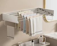 Wall-Mounted Invisible Clothes Drying Rack