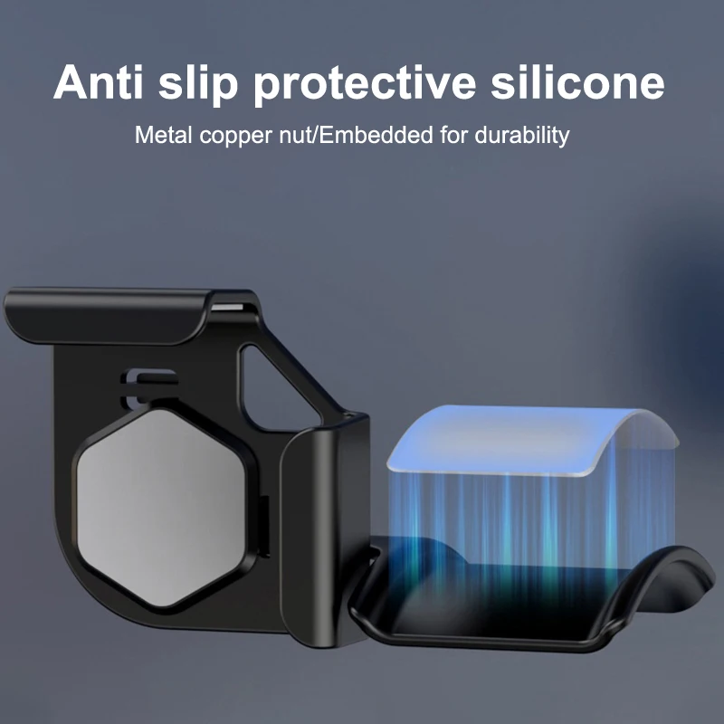 Universal Headphone Holder & Stand – Wall & Monitor Mountable Earphone Hanger