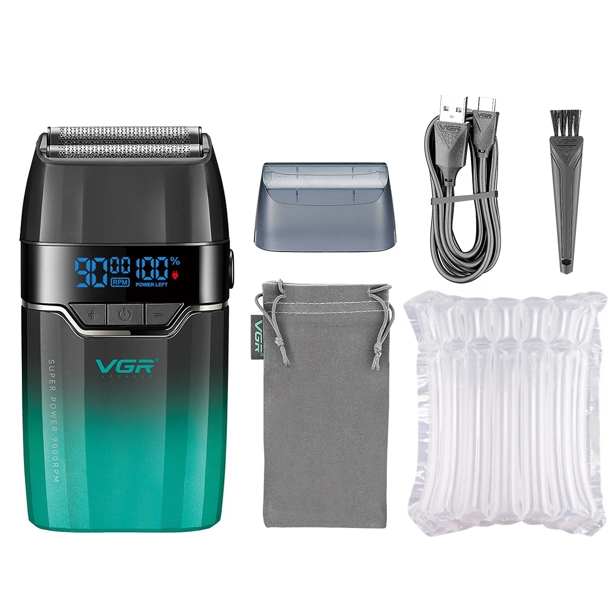ماكينة حلاقة VGR كهربائية ماكينة تشذيب اللحية 9000...