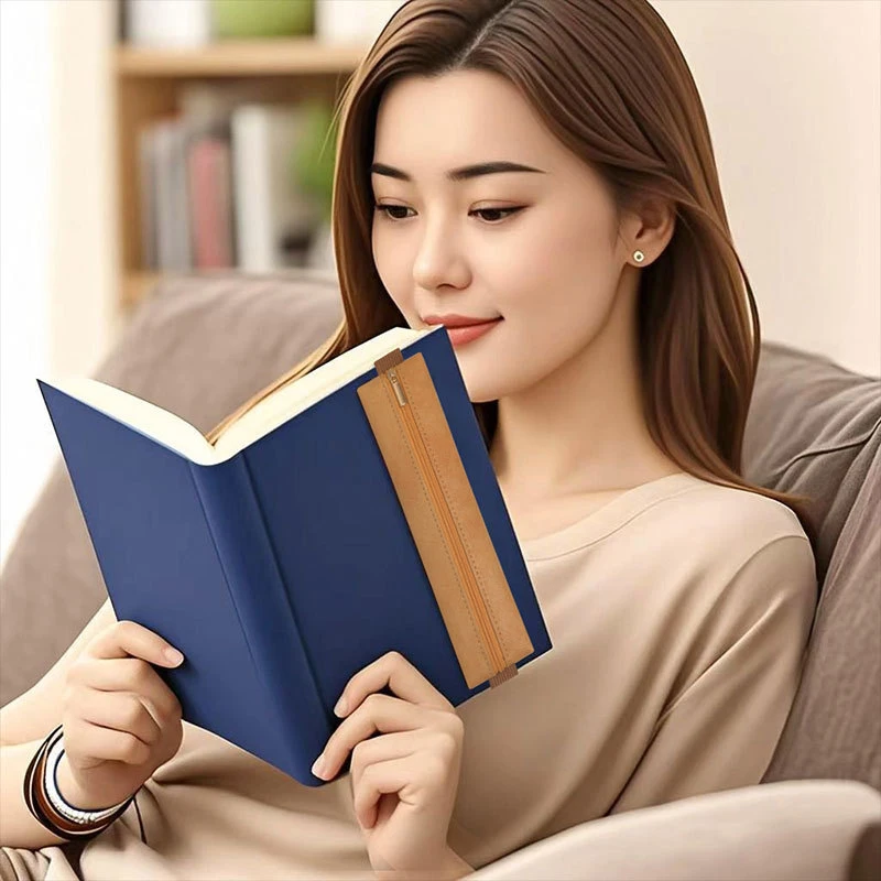 새로운 1개입 조절 가능한 탄성 밴드 펜 홀더 연필 가방 종이 재질 펜 슬리브 파우치 저널 방수 펜 홀더