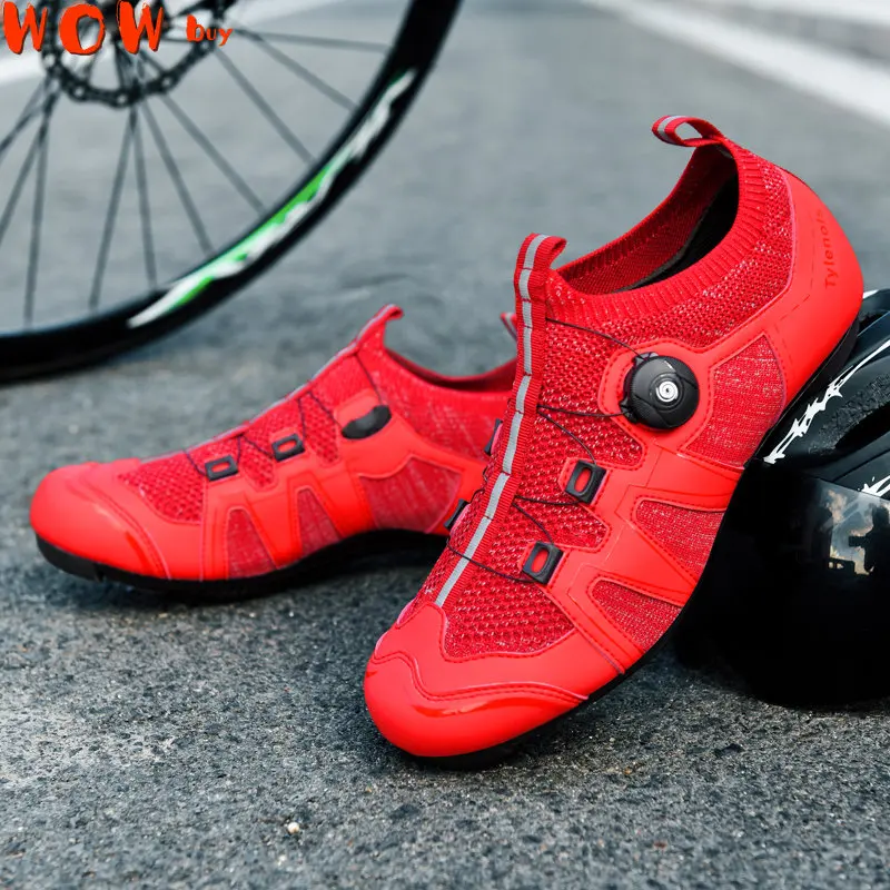 

MTB Cycling Shoes Men Breathable Road Bike Shoes Cleats Racing Speed Sneakers Women Mountain Bicycle Footwear for Shimano SPD SL