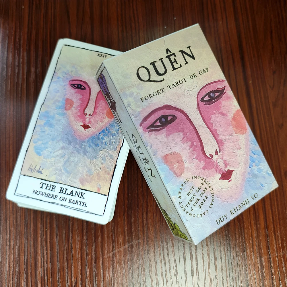 12x7cm QUEN Divination Tarot - 2022 CARTA Awards' Tarot of the Year  deck  for Beginners with PDF Guide Boo 2