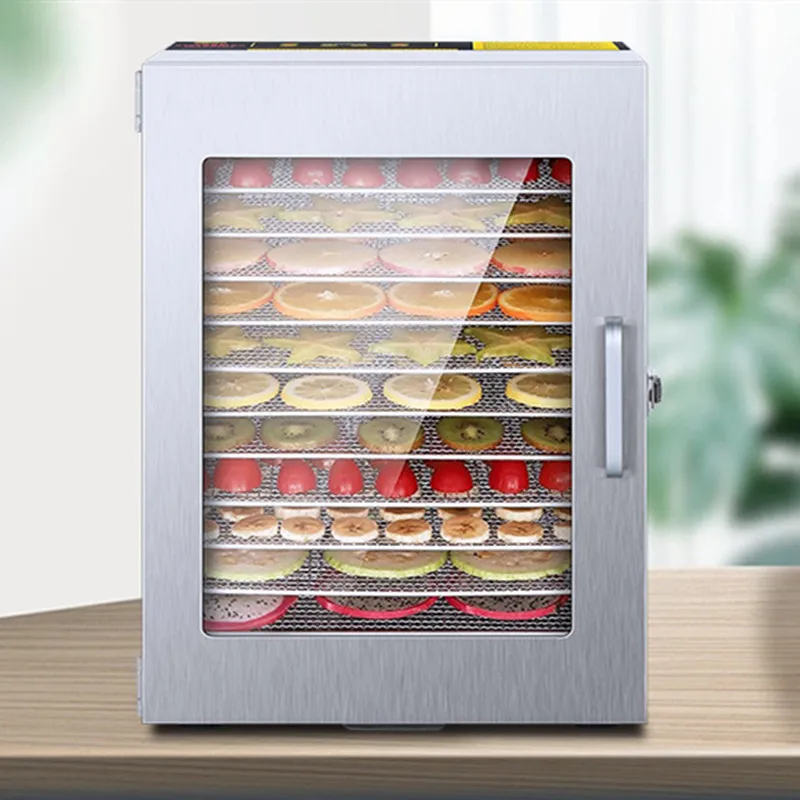 12-Layer CNC Button Dryer Household Stainless Steel Fruit, Vegetable And Dried Fruit Machine Pet Food Dehydration Air Dryer Home 4
