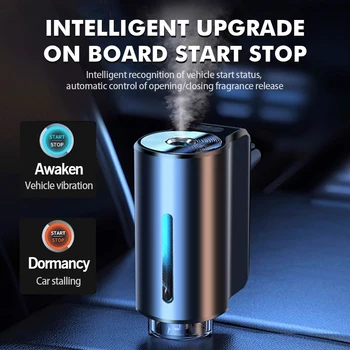 Smart Car Air Aromatherapy Diffuser Fragrance Car Air Fresheners With Three Adjustable Humidifier Essential Oil Diffuser 2