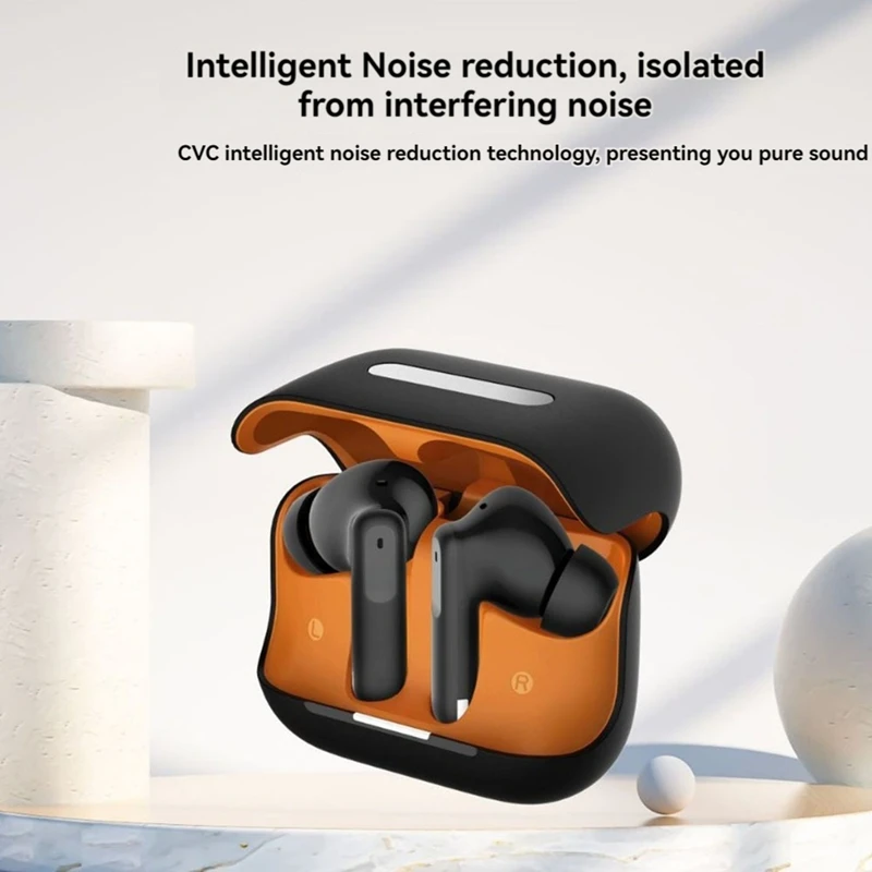 Wireless Bluetooth V5.3 Ear Buds Hybrid Active Noise Cancelling ENC ANC Earbuds For Laptop Pad Android/IOS Phones