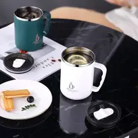 Home office Stainless Steel Thermos Mug Tea Coffee Thermal Cup Insulated Travel Mug 500ML 5